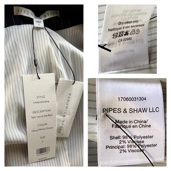 Veronica Beard Taylor Lace-Up Blazer 0 - Picture 15 of 15